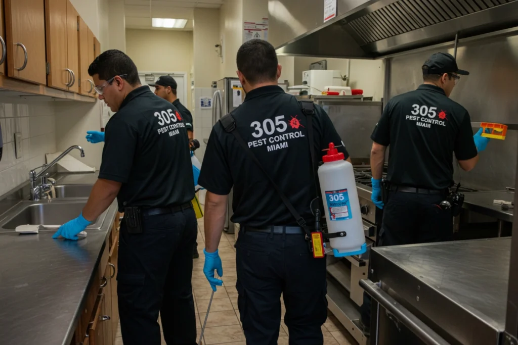 Cockroach Pest Extermination Services in miami