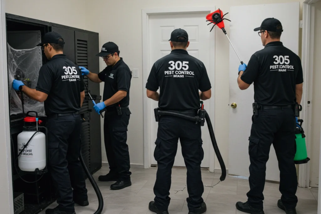 Spider Pest Control in Miami
